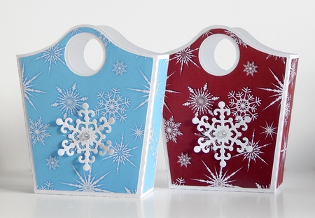 11 Snowflake backing Papers  by Denise Murray