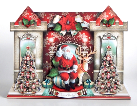 Christmas House of Santa Claus Mini Kit by Denise Murray