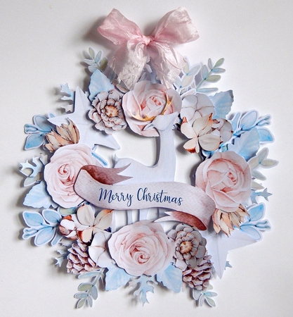 A Delicate Winter Design a Wreath Mini Kit by Denise Murray