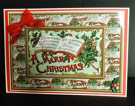 'a Merry Christmas' Quick Card by Denise Murray