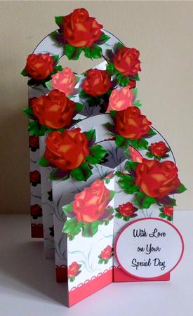 Roses Deluxe Cascade Card Kit by Denise Murray