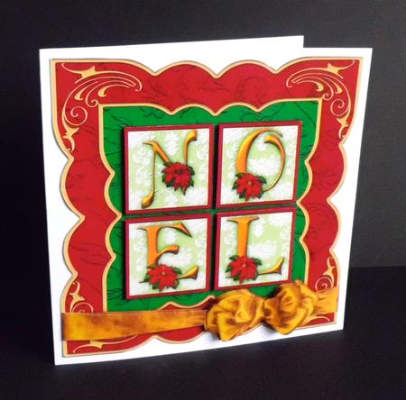 Noel & Snow 2 Quick Christmas Toppers by Denise Murray