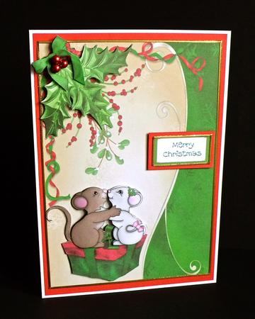 Two Mice Under the Mistletoe by Denise Murray