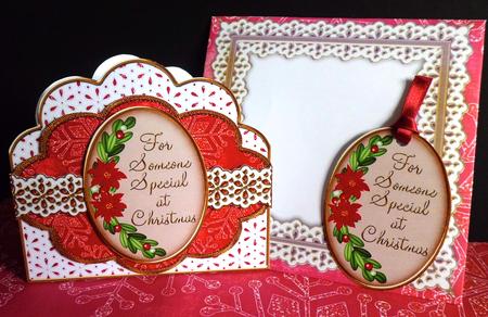 For Someone Special Red Scallop Step by Step 3D Card Kit by Denise Murray