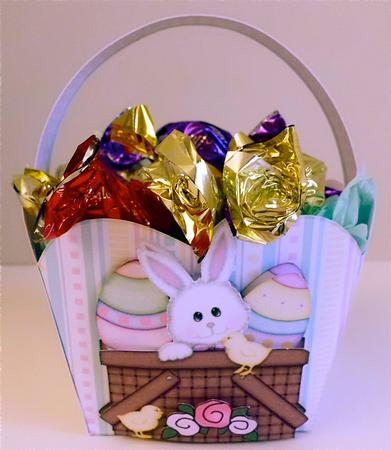 Treat Basket - Easter is Eggciting by Denise Murray