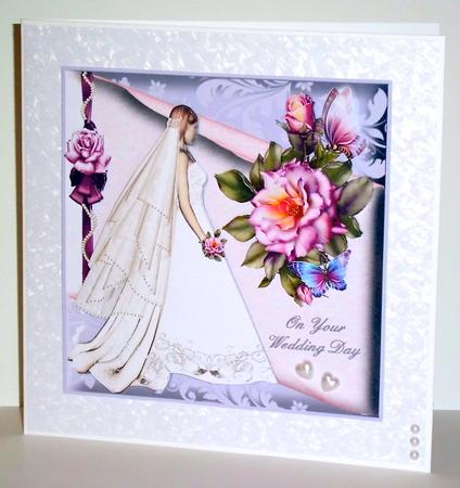 The Bride, the Rose and Butterflies by Denise Murray