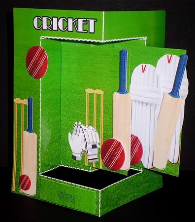 W Fold Cricket Card Easy by Denise Murray