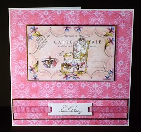 Paris Spring Damsk Backing Sheets by Denise Murray