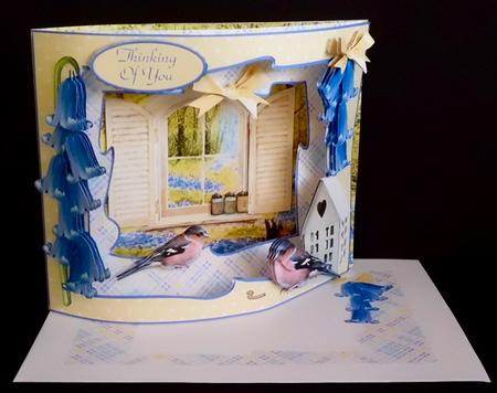 New Beau Fronts Card Kit - Bluebell Window by Denise Murray