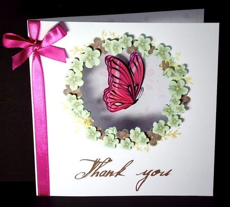Thank You - Butterfly by Denise Murray