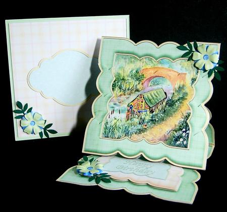 Along the Canal Easel Card Kit by Denise Murray