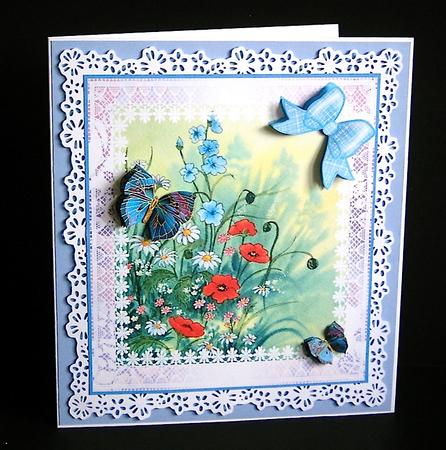 Daisies, Poppies and Butterflies Decoupage Step by Step by Denise Murray