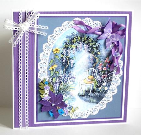 The Garden at Dusk Step by Step Decoupage by Denise Murray
