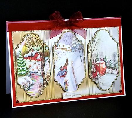 Vintage Christmas Travel by Denise Murray