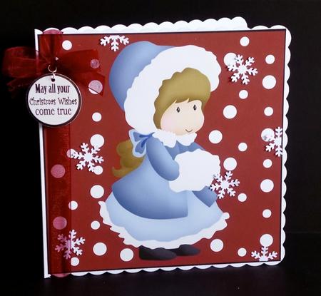 Christmas Girl Topper 1 by Denise Murray