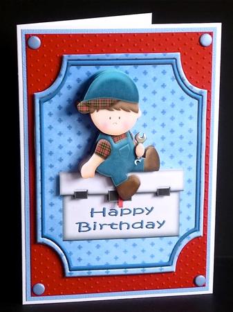Birthday Boy Mechanic by Denise Murray