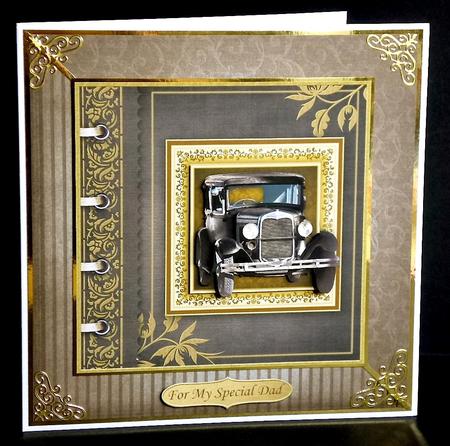 Vintage Car Old But Classic Quick Card by Denise Murray