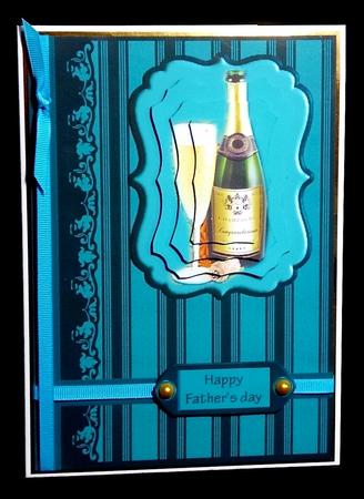 Bottoms Up Card Front by Denise Murray