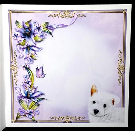 Puppy Dog Eyes Blank Insert by Denise Murray