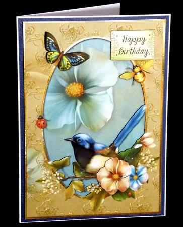 Summer Garden + Extra Frame by Denise Murray