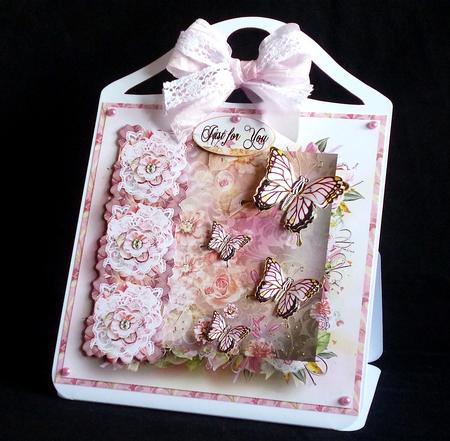 Square Roses and Butterflies by Denise Murray