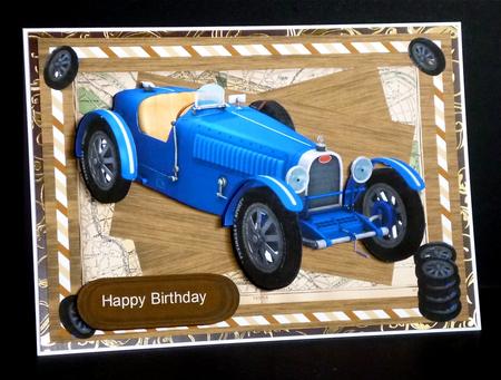Lovely Vintage Racing Car . by Denise Murray