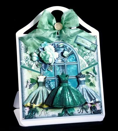 The Chic Boutique Card Front with Decoupage Kit by Denise Murray
