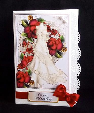 Beautiful Wedding Dress A4 by Denise Murray