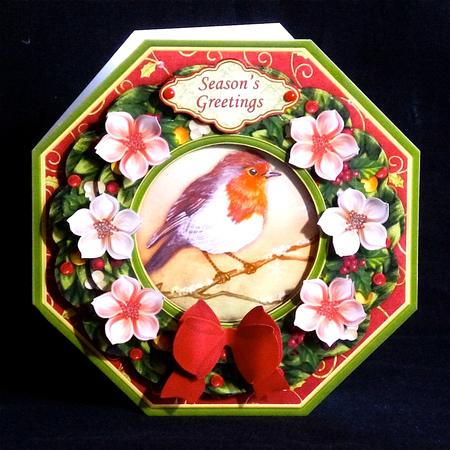 Christmas Wreath Builder Robin Mini Kit by Denise Murray