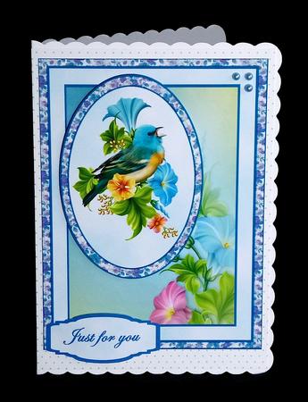 Blue Bird Quick Card by Denise Murray