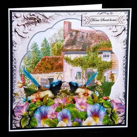 New Home Topper Vintage Cottage by Denise Murray