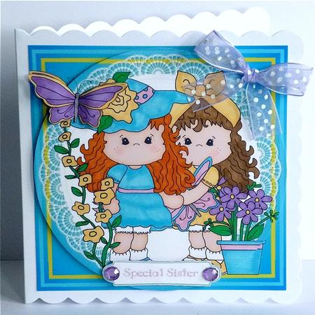 Butterfly Girls 7 by Denise Murray