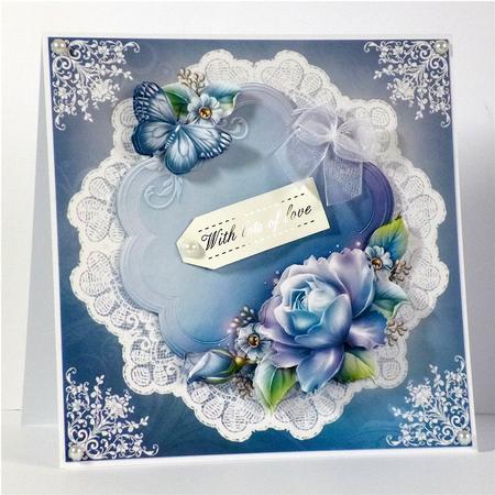 Porcelain Roses & Lace by Denise Murray