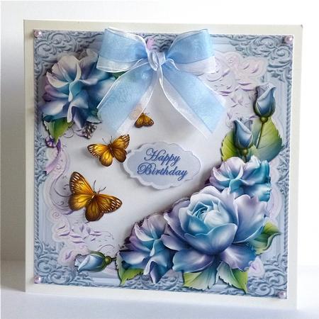 Blue Roses by Denise Murray