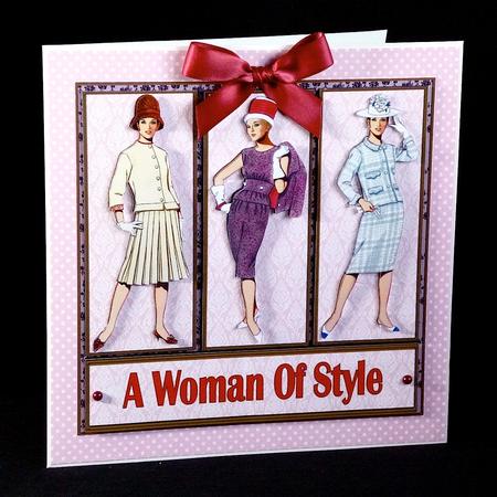 A Woman of Style 8x8ins Mini Kit by Denise Murray