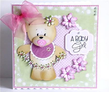 Baby Girl Bear by Denise Murray