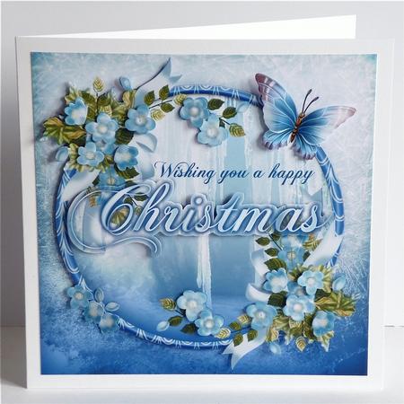 Crystal Ice Christmas Floral Cameo Mini Kit by Denise Murray