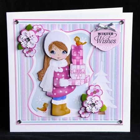 Angelica with Gifts Christmas Topper Mini Kit by Denise Murray