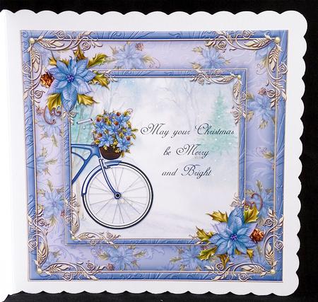 Christmas Bike Ride Insert Merry & Bright by Denise Murray