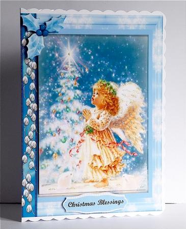 A5 Beautiful Praying Angel by Denise Murray