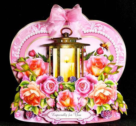 Light Up Your Life Lantern Birthday Card by Denise Murray
