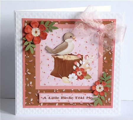 Little Birdie Told Me Topper by Denise Murray