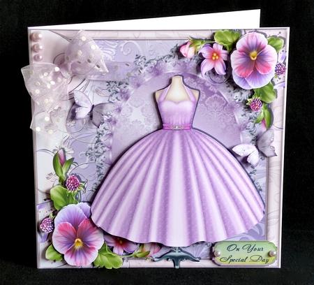 Beautiful Lilac Dress 8x8 Mini Kit by Denise Murray