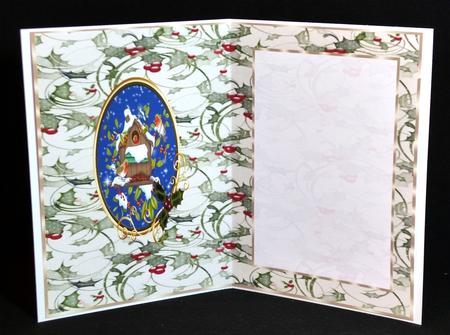 Merry Christmas Greetings to You and Yours Insert by Denise Murray