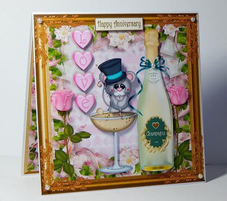 Its Love Romance/Anniversary 8x8ins Mini Kit by Denise Murray