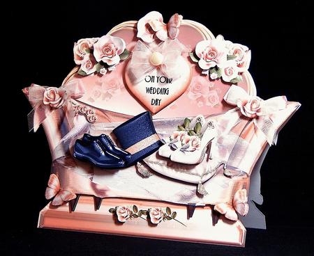 Beautiful the Wedding Seat Shaped Card Kit by Denise Murray