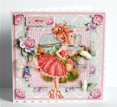 Pretty Little Things Topper with Decoupage by Denise Murray