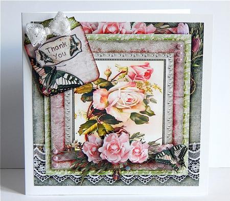 So Lacy Cardtopper with Inlet 167 by Denise Murray