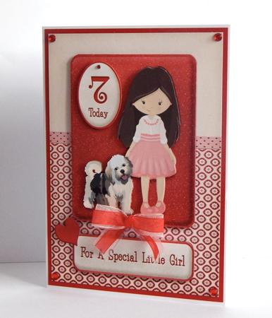 Birthday Girl in Pink A5 Mini Kit by Denise Murray