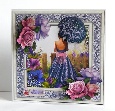 A Garden Walk Among the Flowers Mini Kit by Denise Murray